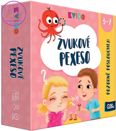 ALBI HRA Zvukové pexeso Kvído *SPOLEČENSKÉ HRY*