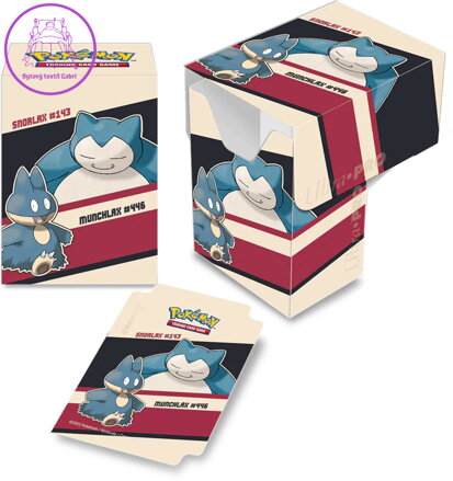 ADC Pokémon UP: GS Snorlax Munchlax krabička plastová na karty