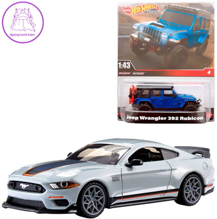 MATTEL HOT WHEELS Prémiové auto angličák 1:43 kov 2 druhy