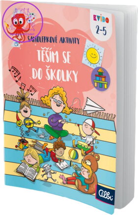 ALBI Kvído Samolepkové aktivity: Těším se do školky kreativní sešit