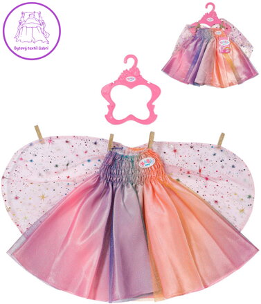 ZAPF Baby Born Šatičky duhové obleček pro panenku mininko 43cm