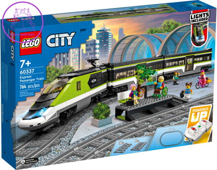 LEGO CITY Expresní vláček na baterie Světlo 60337 STAVEBNICE