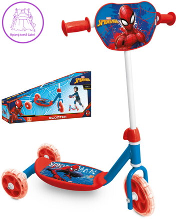 MONDO 28692 Koloběžka dětská 3-kolečková Spiderman Scooter