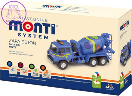 SEVA Monti System 78 Auto Tatra 815 ZAPA Beton MS78 0104-78