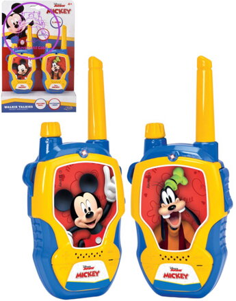 DICKIE Vysílačky dětské Walkie Talkie 2,4GHz Mickey Mouse set 2ks na baterie