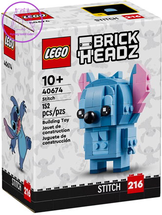 LEGO BRICK HEADZ Figurka Stitch 40674 STAVEBNICE