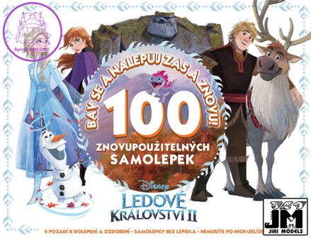 JIRI MODELS Album samolepky Frozen 2 Bav se a nalepuj zas a znovu!