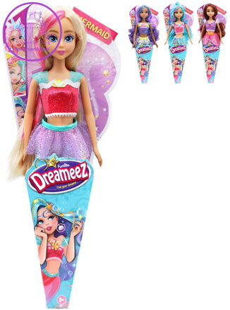 Dreameez panenka mořská panna v kornoutku 4 druhy