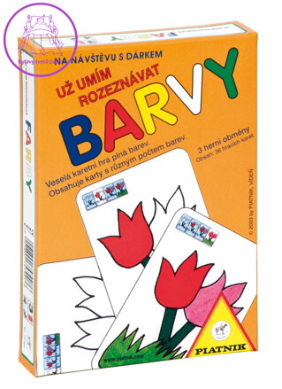 PIATNIK Hra Už umím rozeznávat barvy Karty