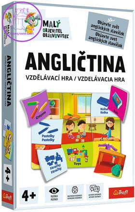 TREFL Hra Malý objevitel Angličtina vzdělávací společenská hra