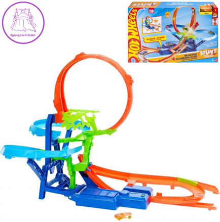 MATTEL HOT WHEELS Stunt Tracks srážka ve vzduchu set s autíčkem