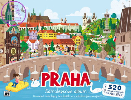 JIRI MODELS Album samolepky Praha Bav se a nalepuj zas a znovu!