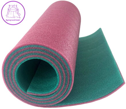 ACRA Karimatka dvouvrstvá 180x50cm 8mm IFO odlehčená růžovozelená