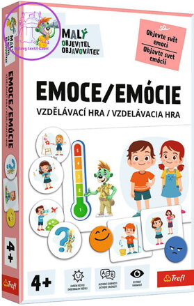 TREFL Hra Malý objevitel Emoce vzdělávací společenská hra