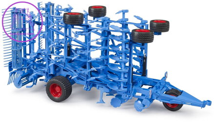 BRUDER 02228 Lemken Grubber Koralin 9 Půdní fréza kultivátor model 1:16 plast