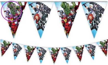 PROCOS Girlanda vlaječková Avengers ozdobný závěs dekorace na párty