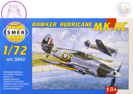 SMĚR Model letadlo Hawker Hurricane MK IIC 1:72 (stavebnice letadla)