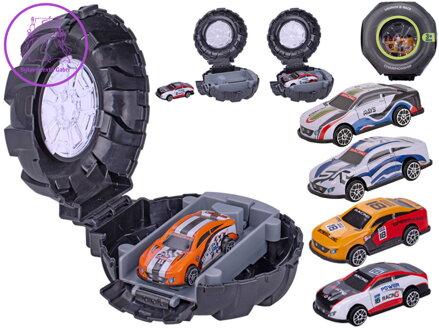 Auto sportovní kovové volný chod vystřelovací z pneumatiky 5 druhů