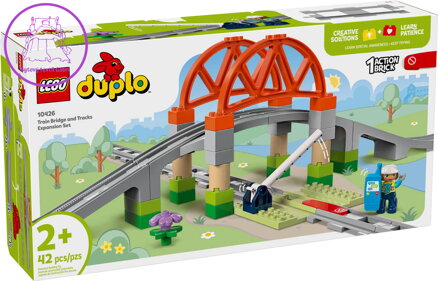 LEGO DUPLO Železniční most a koleje (rozšiřující sada) 10426 STAVEBNICE