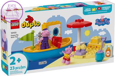 LEGO DUPLO Prasátko Peppa Pig a výlet na loďce 10432 STAVEBNICE