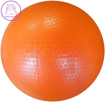 ACRA Míč overball 230mm oranžový fitness gymball rehabilitační do 150kg