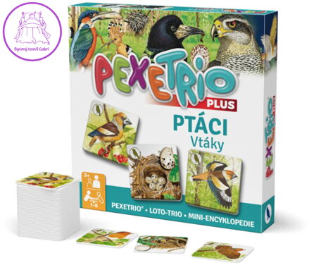 EFKO Hra Pexetrio plus Ptáci 54 dílků *SPOLEČENSKÉ HRY*