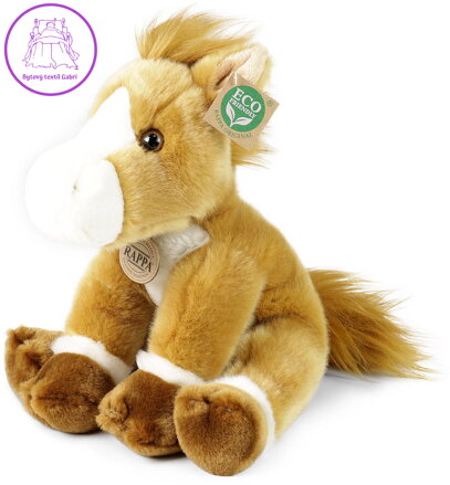 PLYŠ Kůň sedící 30cm Eco-Friendly *PLYŠOVÉ HRAČKY*