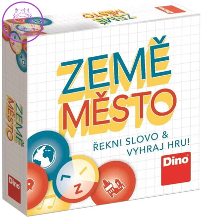 DINO Hra Země město cestovní Řekni slovo a vyhraj hru! *SPOLEČENSKÉ HRY*