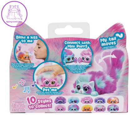 Mini PURRS kočičky mix Interaktivní kocka