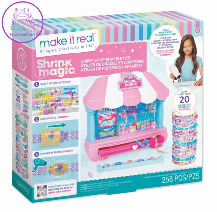 MAKE IT REAL Sada náramků Shrink Magic Candy Shop