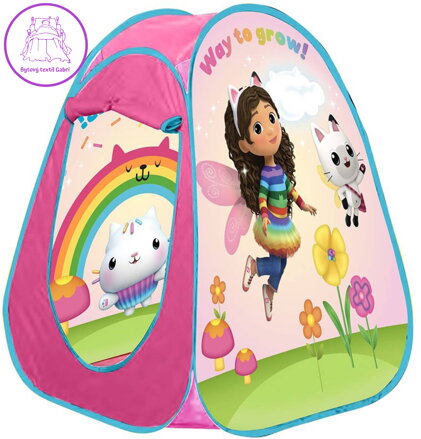 JOHN Stan dětský Gabbys Dollhouse Pop-Up holčičí 75x75x90cm