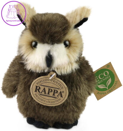 PLYŠ Pták Sova (Výr) 13cm Eco-Friendly *PLYŠOVÉ HRAČKY*