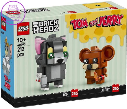 LEGO BRICK HEADZ Figurky Tom a Jerry 40793 STAVEBNICE