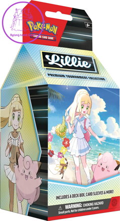 Hra Pokémon TCG Lillie Premium Tournament Collection 6x booster s doplňky