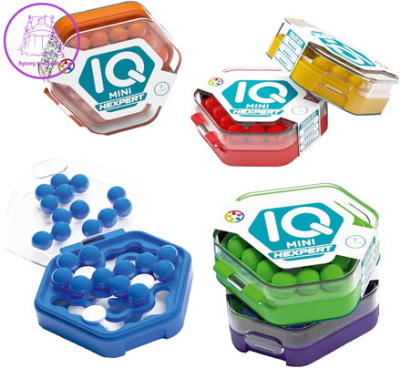 MINDOK HRA Smart IQ Mini Hexpert hlavolam pro 1 hráče 6 barev
