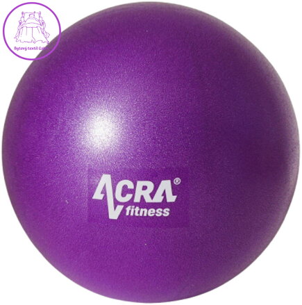 ACRA Míč overball 230mm fialový fitness gymball rehabilitační do 150kg