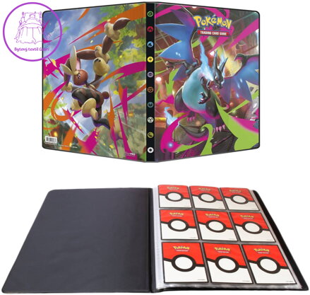 Pokémon TCG: ME02 Phantasmal Flames album sběratelské A4 na 252 karet