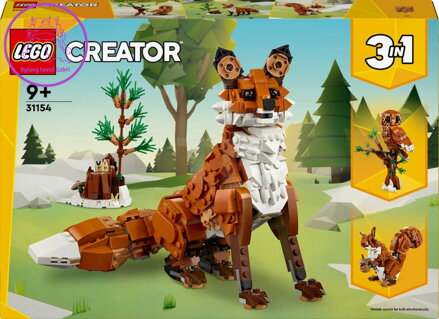 LEGO CREATOR Liška obecná 3v1 31154 STAVEBNICE