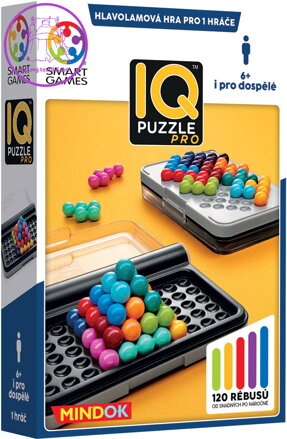 MINDOK HRA logická SMART IQ PUZZLE PRO hlavolamy *SPOLEČENSKÉ HRY*