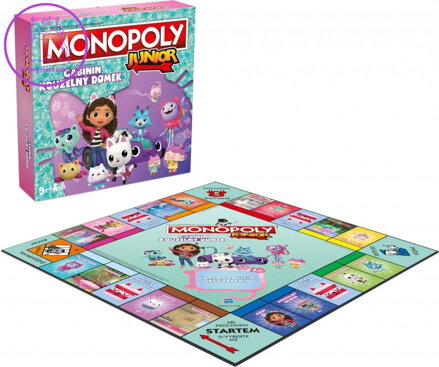 HASBRO Hra MONOPOLY Junior Gabbys Dollhouse *SPOLEČENSKÉ HRY*