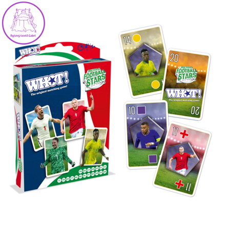 Společenská hra WHOT Světové fotbalové hvězdy