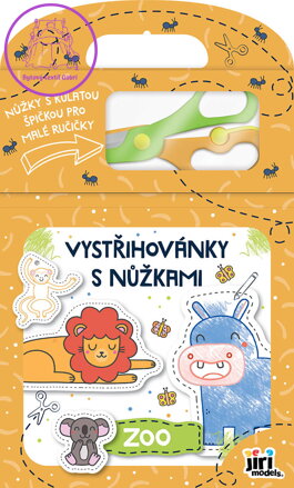 JIRI MODELS Vystřihovánky s nůžkami Zvířátka ZOO sešit s aktivitami