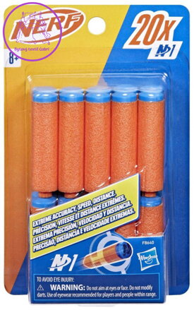 HASBRO NERF N1 Refill náhradní pěnové náboje set 20ks šipky do pistole