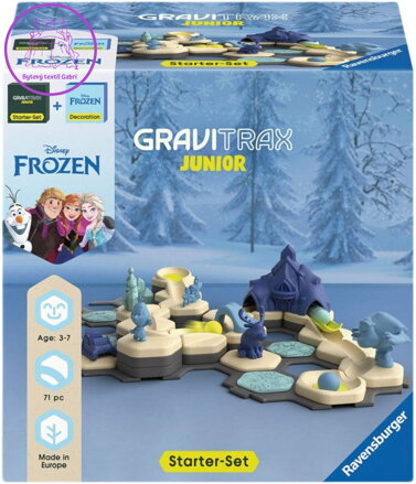 RAVENSBURGER Stavebnice GraviTrax Junior set Startovací sada + Frozen 2v1
