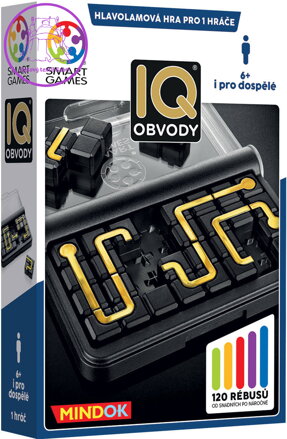 MINDOK HRA IQ Smart Obvody 120 rébusů hlavolam