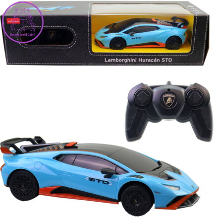 RC Auto sportovní Lamborghini Huracan STO na vysílačku na baterie