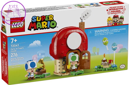 LEGO SUPER MARIO Toad a párty v jeho domku 72041 STAVEBNICE