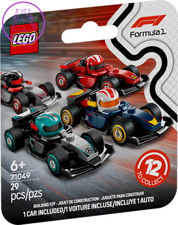 LEGO Sběratelská závodní auta F1 s překvapením 71049 STAVEBNICE