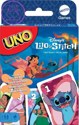 MATTEL HRA Uno karty Lilo & Stitch *SPOLEČENSKÉ HRY*