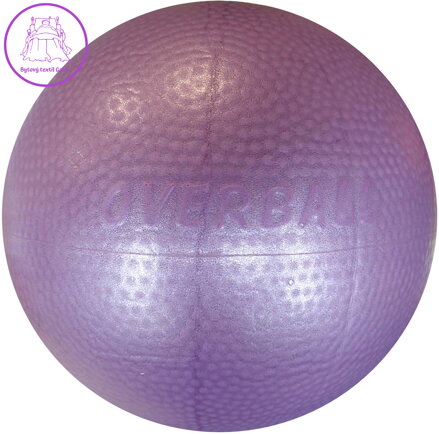 ACRA Míč overball 230mm fialový fitness gymball rehabilitační do 90kg